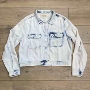 Cloth & Stone‎ Acid Wash Jean Jacket